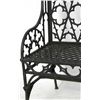 Image 7 : 3 Gothic Iron Benches