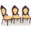 Image 3 : 3 Pc. J&JW Meeks Hawkins Pattern Sidechairs