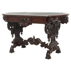 J & JW Meeks 1 Dwr Library Table