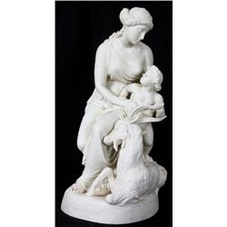 Parian Figural Grouping – Infancy of Jupiter