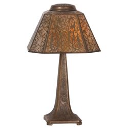 Tiffany Studios Chinese Pattern Desk Lamp