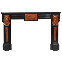 Egyptian Revival Fireplace Mantle