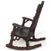 Image 10 : Large Black Forest Carved Rocking Chair