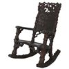 Image 1 : Large Black Forest Carved Rocking Chair