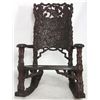 Image 2 : Large Black Forest Carved Rocking Chair