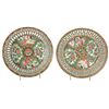 Image 1 : 2 Rose Mandarin Reticulated Plates