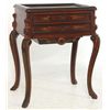 Image 2 : Inlaid Walnut Lift Top Sewing Stand