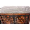 Image 6 : Pr. Inlaid Marble Top Cabinets