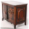 Image 7 : Pr. Inlaid Marble Top Cabinets