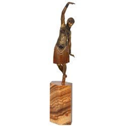 Dimitri Chiparus Bronze - Dancer of Lebanon