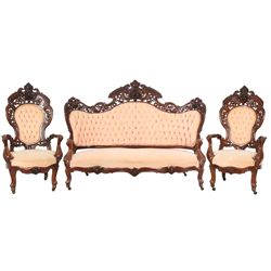 3 Pc. J & JW Meeks Henry Ford Parlor Set