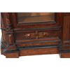 Image 3 : Walnut Renaissance Revival 2 Door Bookcase