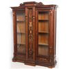 Image 8 : Walnut Renaissance Revival 2 Door Bookcase