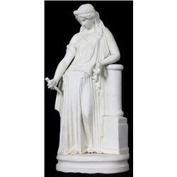 Parian Standing Figure of Lady Macbeth