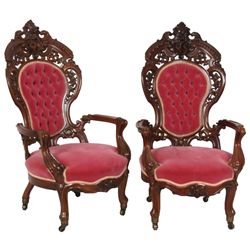 Pr. J & JW Meeks Henry Ford Armchairs