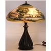 Image 3 : Pairpoint Reverse Painted Scenic Table Lamp