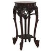 Image 1 : Chinese Export Carved Marble Top Stand