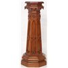 Image 2 : Carved Walnut Gothic Pedestal