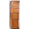Image 6 : Oak 4 Section Stacking File Cabinet