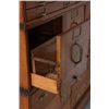 Image 9 : Oak 4 Section Stacking File Cabinet