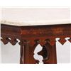 Image 5 : Octagonal Mahogany Marble Top Table