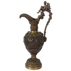 Large Bronze Ewer