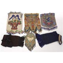 Lot of 6 Mesh & Beaded Purses