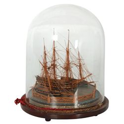 Beautiful Detailed Ships Under Dome