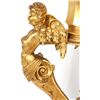 Image 3 : Gilt Carved Winged Angel Pedestal