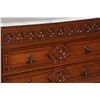 Image 4 : Marble Top Gothic Walnut Dresser