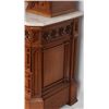 Image 9 : Marble Top Gothic Walnut Dresser