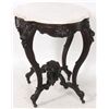Image 8 : Rosewood Turtle Top Marble Top Table