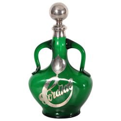 Silver Overlay Cordial Decanter