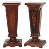 Image 6 : Pr. Renaissance Revival Inlaid Pedestals