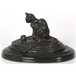 E. Fremiet Figural Bronze Cat