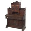 Image 1 : Aesthetic Carved Walnut Writing Desk