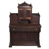 Image 2 : Aesthetic Carved Walnut Writing Desk
