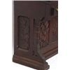 Image 4 : Aesthetic Carved Walnut Writing Desk