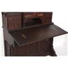 Image 7 : Aesthetic Carved Walnut Writing Desk