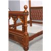 Image 4 : 4 Pc. Inlaid Walnut Bedroom Set