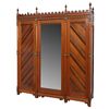 Image 9 : 4 Pc. Inlaid Walnut Bedroom Set