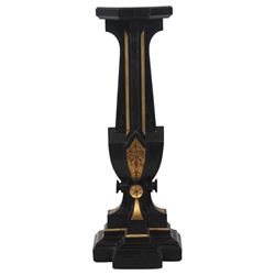 Kimbel & Cabus Ebonized Pedestal
