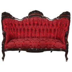 JH Belter Henry Clay Pattern Sofa