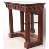 Image 10 : Mahogany Marble Top Pier Table
