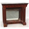 Image 3 : Mahogany Marble Top Pier Table