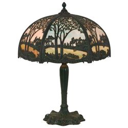 Royal Art Glass Overlay Table Lamp