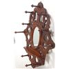 Image 5 : Oak Pierced Carved Hat Rack
