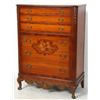 Image 2 : 9 Pc. Inlaid Mahogany Bedroom Set