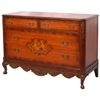 Image 8 : 9 Pc. Inlaid Mahogany Bedroom Set