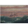 Image 5 : Late 19th C. O/C American Ship Painting